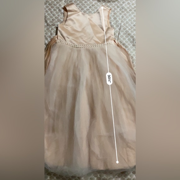 Flower Girl Dress Champagne Color - Picture 7 of 9